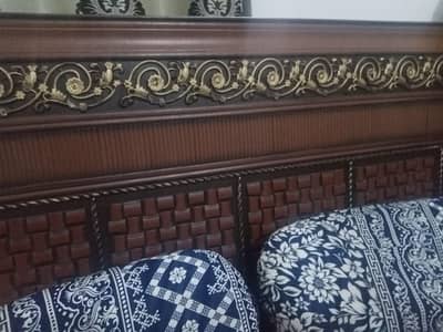 bed with side tables