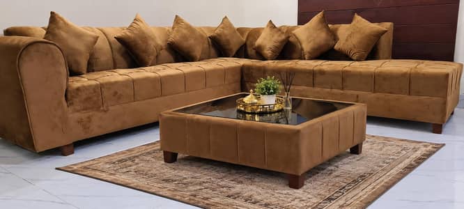 SOFA L SHAPE 7 SEATER BRAND NEW OPEN STYLE CALL 03281010987
