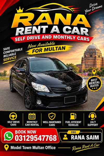 Rent-A-Car monthly cars available