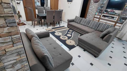 L shap sofa