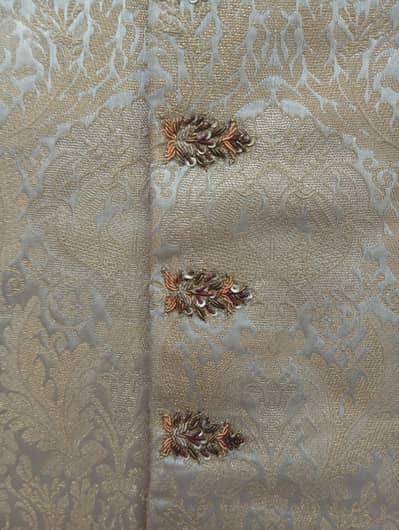 sherwani golden for sale