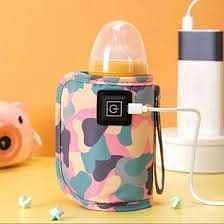 Portable USB Baby Bottle Warmer Travel Milk Warmer Infant Feeding Bot