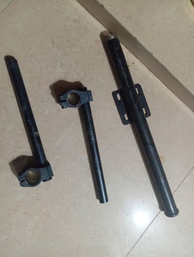 clipon for ybr with crash guard (rod)
