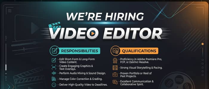 Video Editor/Graphic Designer