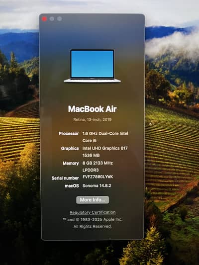 Macbook air 2019