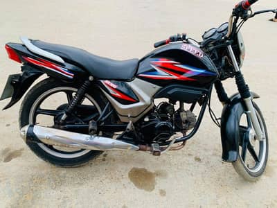 Hi Speed 100cc Alpha 2025 Model Karachi registered