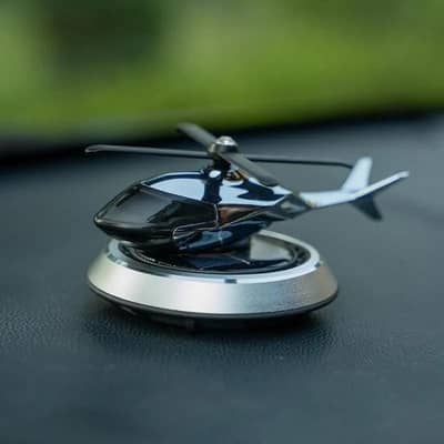 Silver Helicopter Aroma Diffuser with refill  Perfume