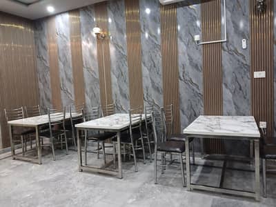 Restaurant table and chair available 6 tables 24 chairs