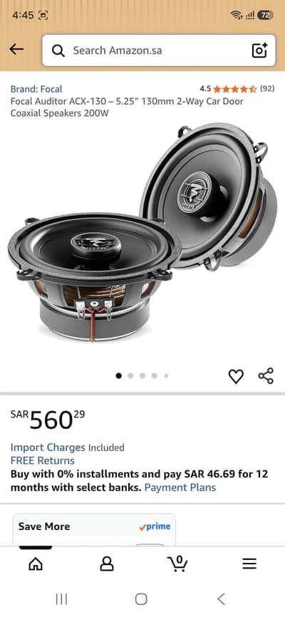 focal full heavy system for car
