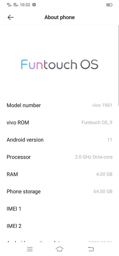 vivo Mobile 4/64 hai set 9/10 hai argent sale Karna hai