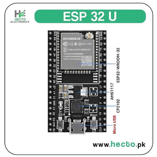 Esp32 Wroom 32u | Esp32u