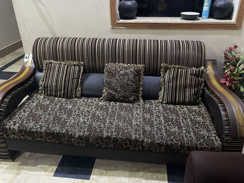 Sofa with 2 single set 1