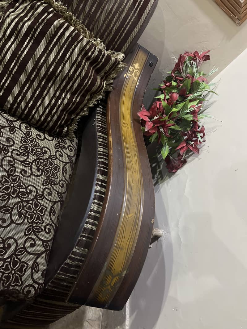 Sofa with 2 single set 2