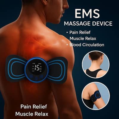 Premium LCD Display EMS Mini Butterfly Massager (Latest Model)