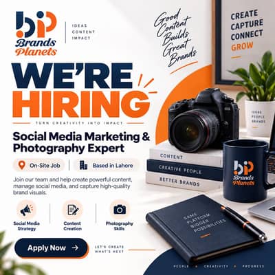 We’re hiring! Female Social Media Marketing & Photography Expert