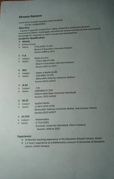 online and home  maths tutor grade 5 to FSC