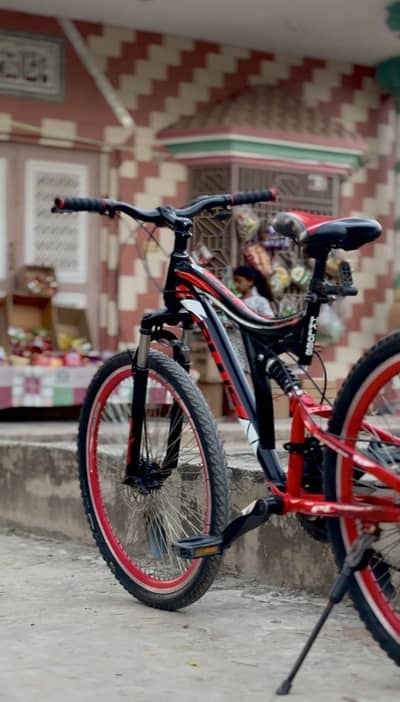 Plus cycle double shocks double gears