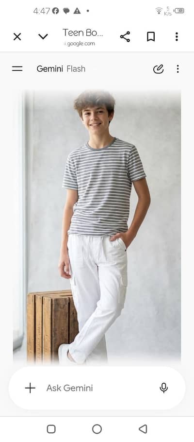 cotton trousers