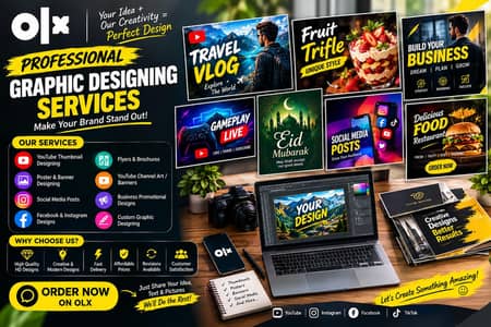 PROFESSIONAL GRAPHIC DESIGNING SERVICES