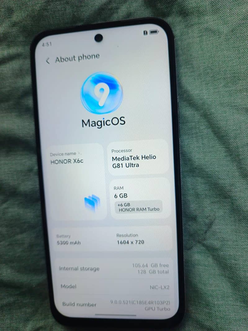 Honor x6c 5
