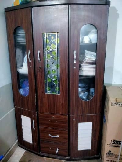 Bed, Almira, Divider, Dressing Table and 2 side tables