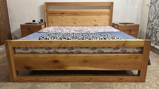 Double Bed wooden, king size