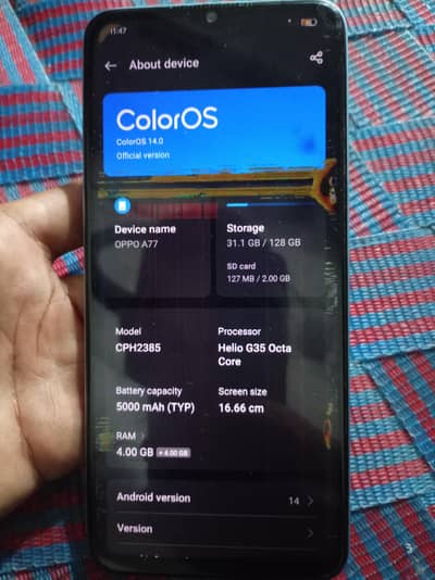 OPPO A77