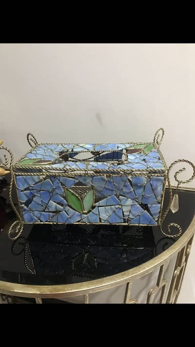Metal tissue box cover for sale