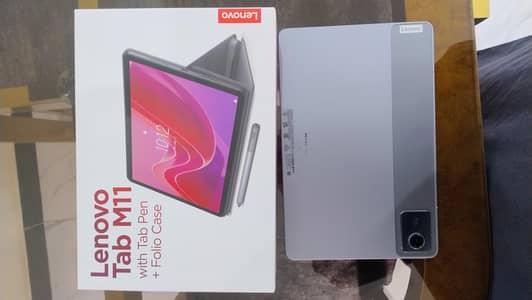 Lenovo Tab M11 — 10/10 Condition | Complete Box + Tab Pen Plus + Folio