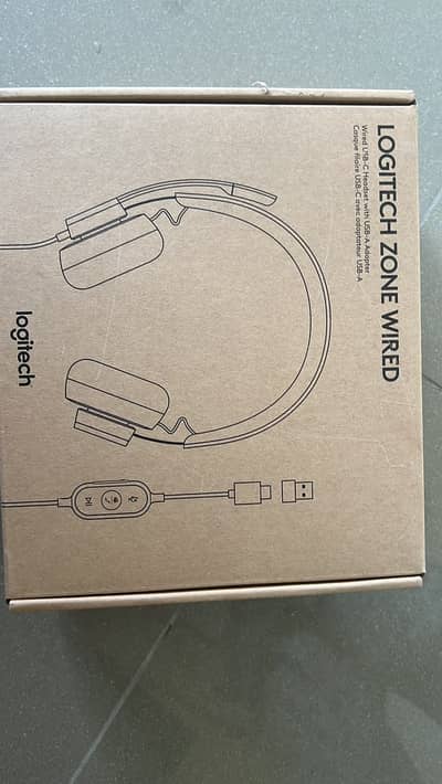 LogiTech Wired USB-C Headphones with noise cancelling