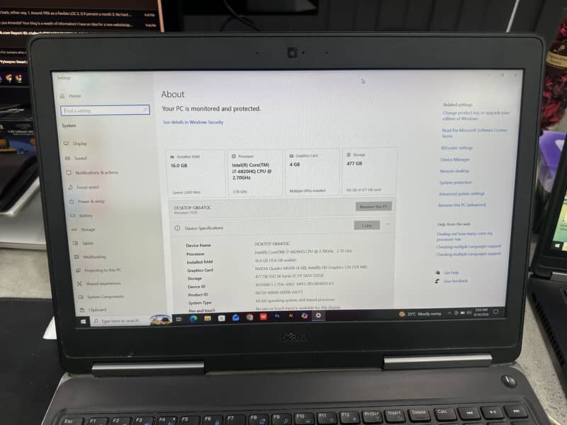 Dell Precision 7520 2
