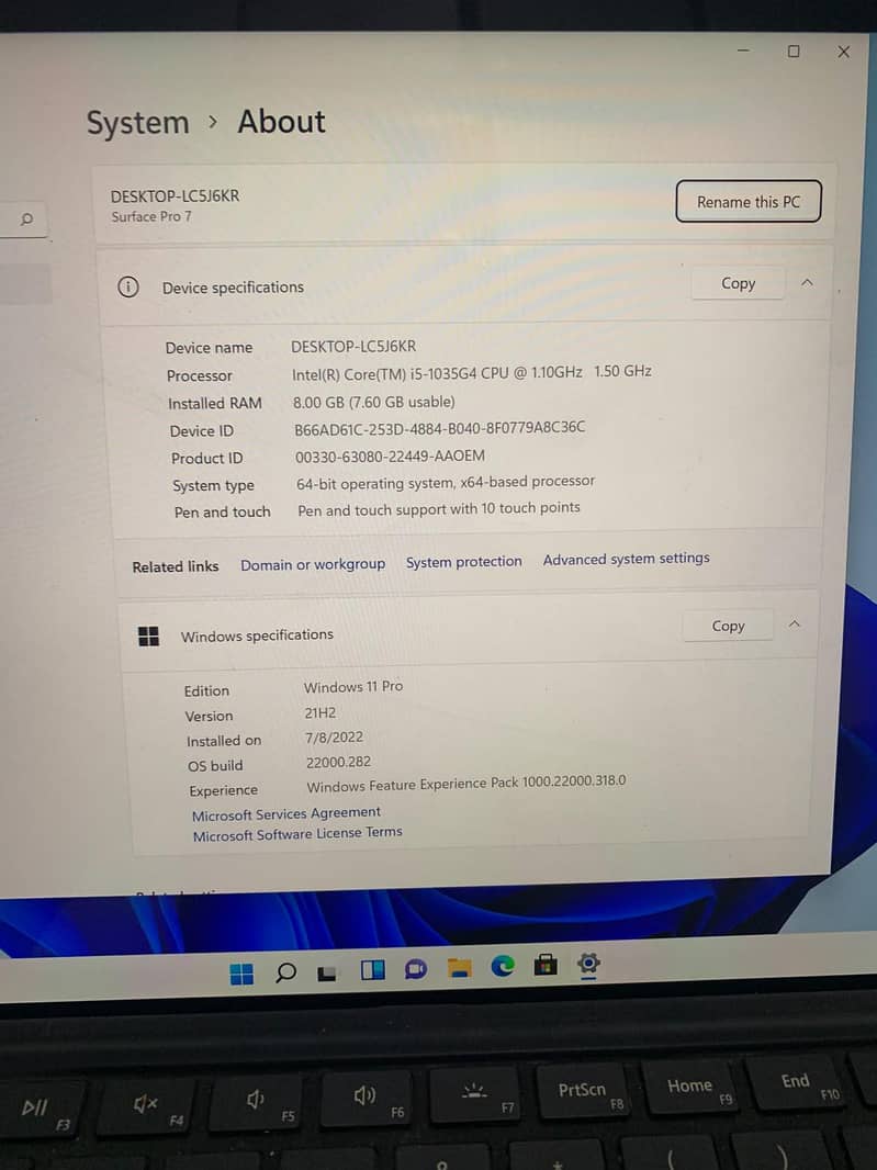 Microsoft surface pro 5 4