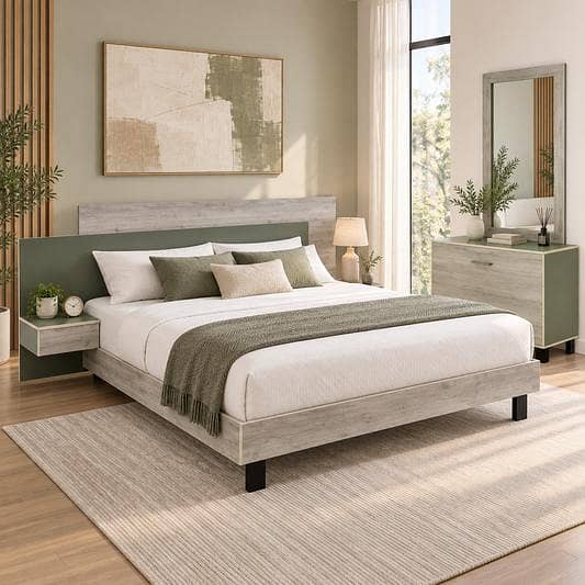 Bed with dressing table 0