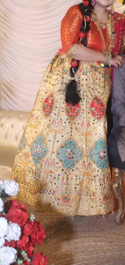 lehenga one time use hai Bhai ki Shaadi pr liya tha look bilkul new h