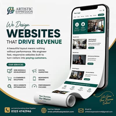 Video Editing, Graphic Designing, Web Development and Marketing