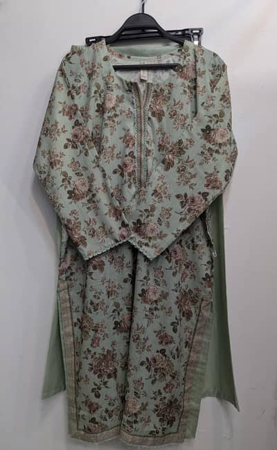 Bin Saeed 3-Piece Suit Fabric Lawn