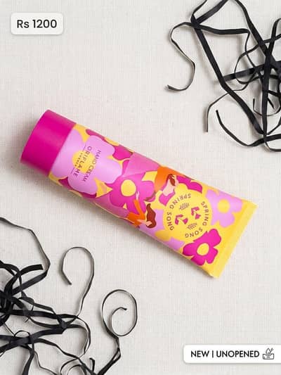 Springsong hand cream for soft hands