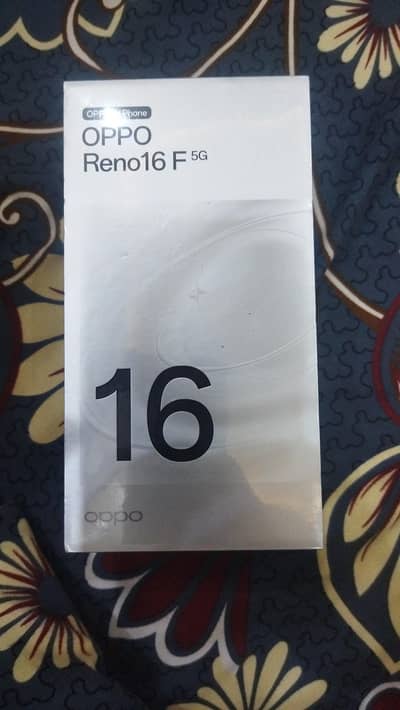 OPPO Reno16f non active (box pack) color White