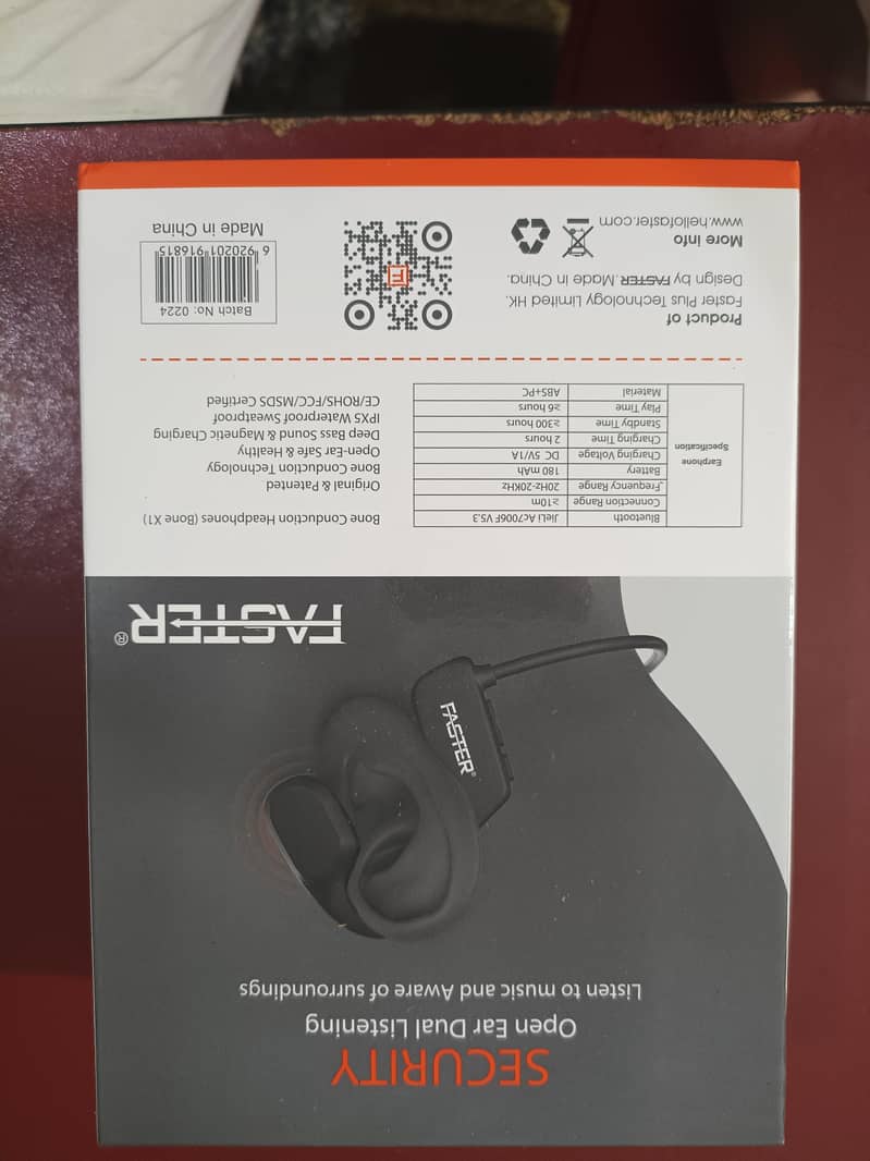 Faster Bone Conduction AS18 6