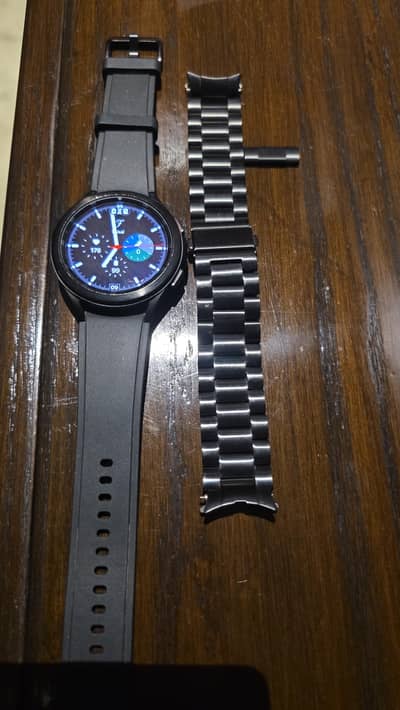 Samsung Galaxy Watch 4 Classic 46mm with extra SS bracelet.