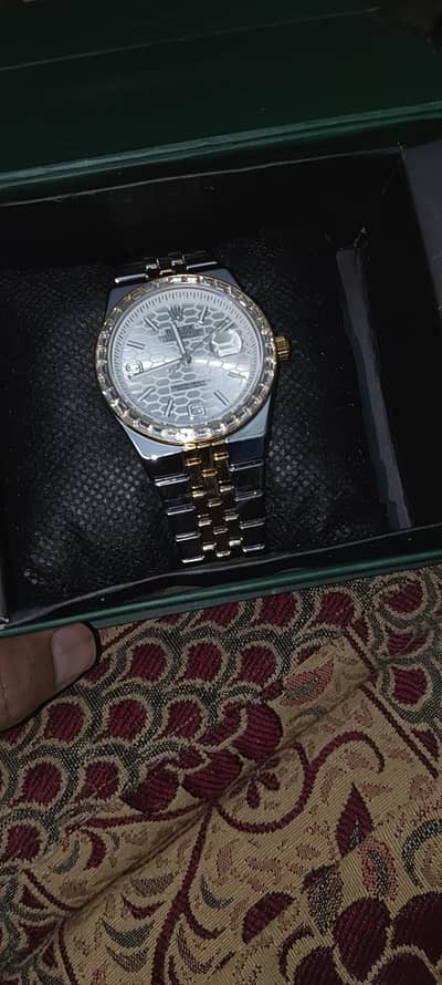 rolex datejust beautiful watch with box