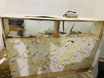 counter and frant door