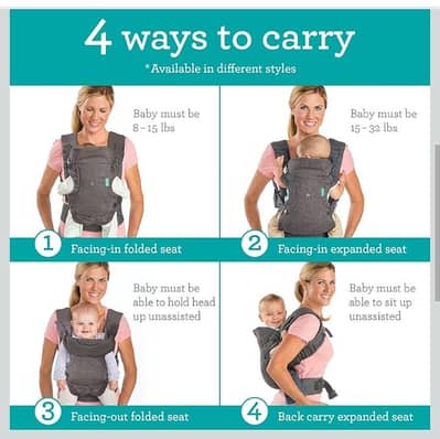 Infantino imported baby carrier 4 in 1