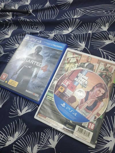 gta5 and uncharted 4 ps5 and ps4