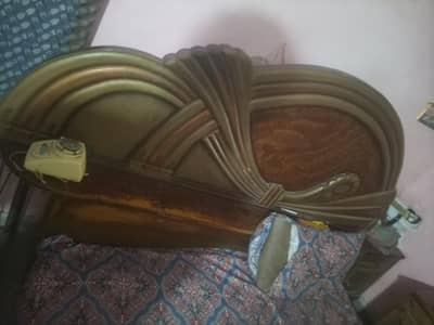 double bed & dressing good condition