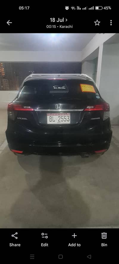 Honda Vezel 2018