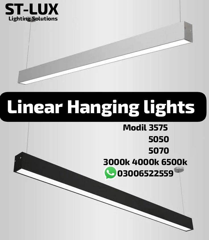 Linear Hanging lights 0