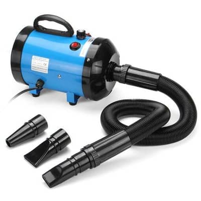 German Shephard husky dog long coated hair Dryer professional groomer
