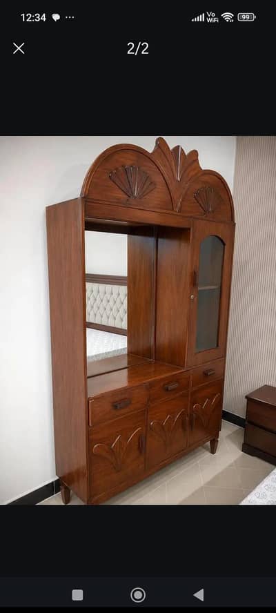 Wooden Wardrobe / Dressing Cabinet — Rs. 20,000