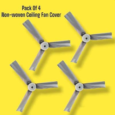 celling fan cover blue oxford non woven pack of 4